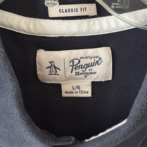 Original Penguin Navy Blue Polo Shirt see measurements - Picture 3 of 7